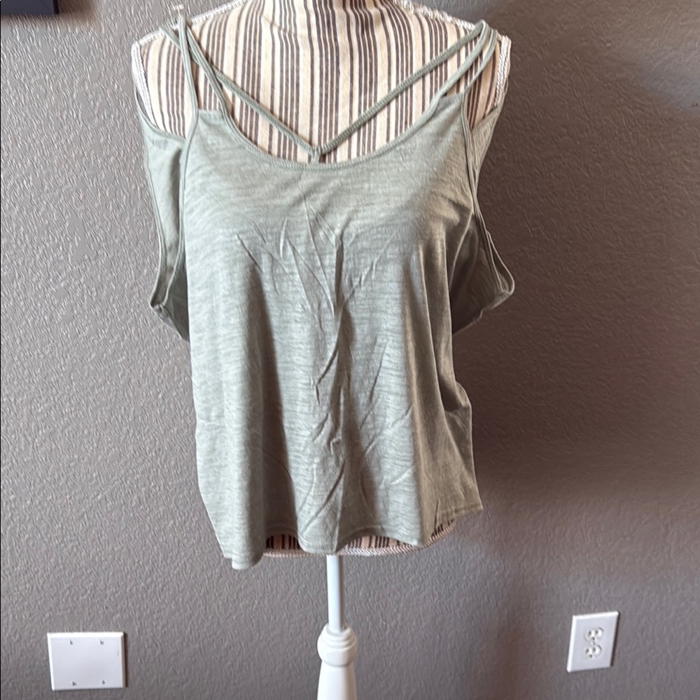 Alo Green Strappy Top